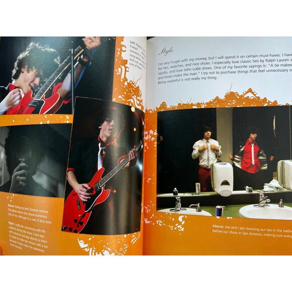 Burning Up on Tour with the Jonas Brothers coffee table book by Jonas brothers - Picture 4 of 6